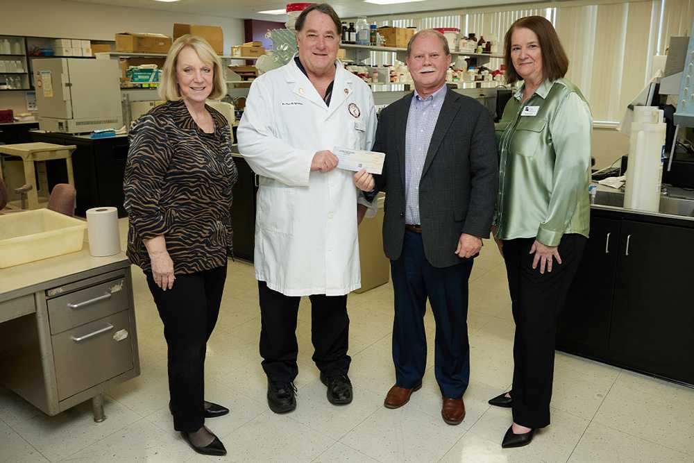 LA Cancer Foundation Donates $10K to ULM’s Sylvester for Cancer Research