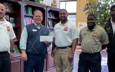 Donation From Monroe Fire Department